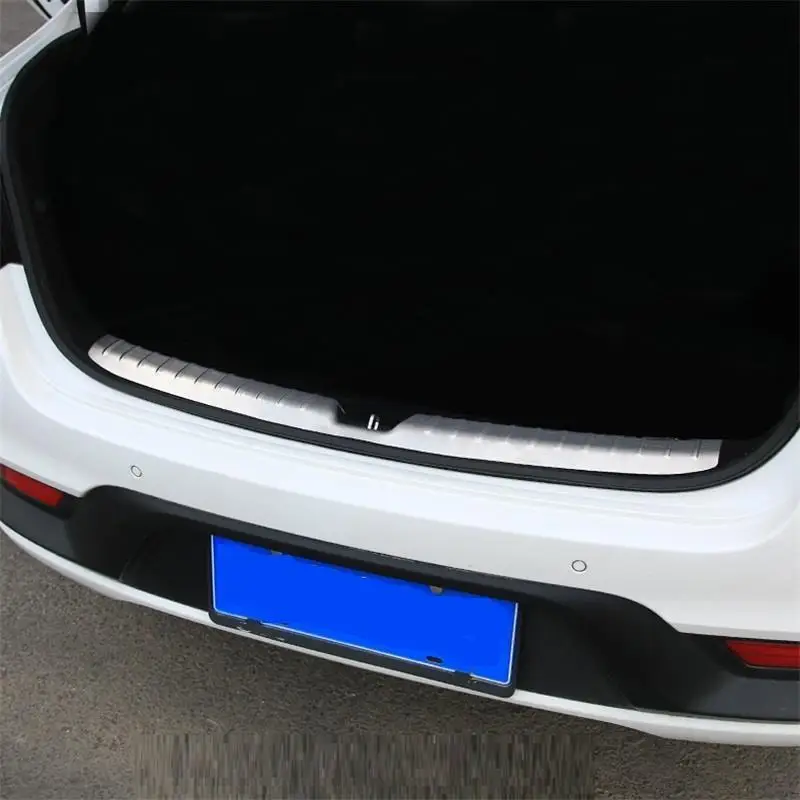 

Automobile Rear Panels Foot Pedal Exterior Dashing Protecter Bright Sequins Decoration Parts Covers Car Styling 17 FOR Kia K2