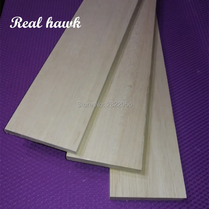 5pcs 600x100x6/7/8/9/10/12/15/20mm AAA+ Model Balsa wood sheets for DIY RC model wooden plane boat material