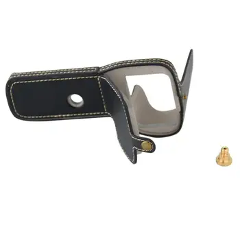 

Bottom Opening Version Protective PU Leather Half Camera Case for Sony ILCE9 a9 with Hand Strap