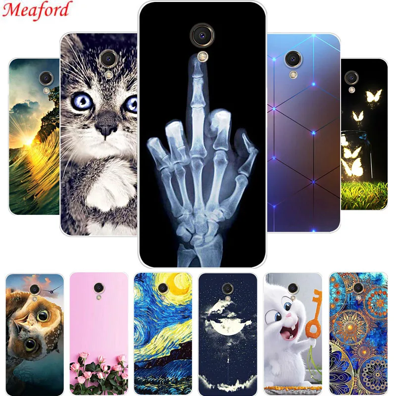 

5.7" Case For Meizu M6s Case soft TPU clear back cover For Meizu M6s M 6s M6 s Case Silicone coque transparent funda cool print