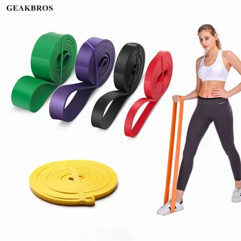 

Resistance Band Fitness Rubber Bands Unisex 208Cm Yoga Pilates Athletic Elastic Band Loop Expander for Exercise Sports Equipment