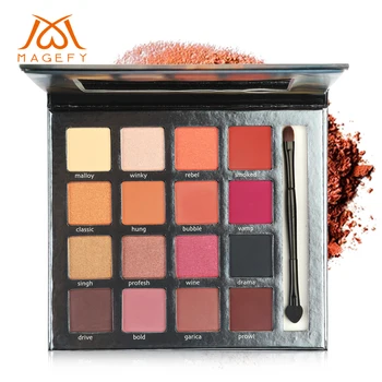 

Hot 16 Colors Glitter Eyeshadow Diamond Pressed Golden Shiny Shimmer Matte Eye Shadow Beauty Cosmetic Makeup Palette NEW
