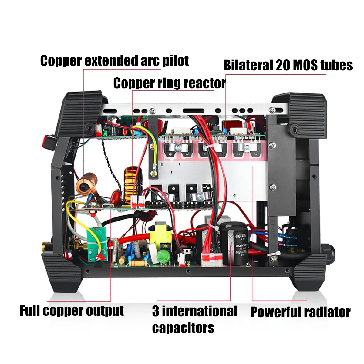 220V 250A IP21 7000 Вт IGBT инвертор TIG 2 в 1 Электрический сварочный аппарат IGBT инвертор с разъемом для сварки