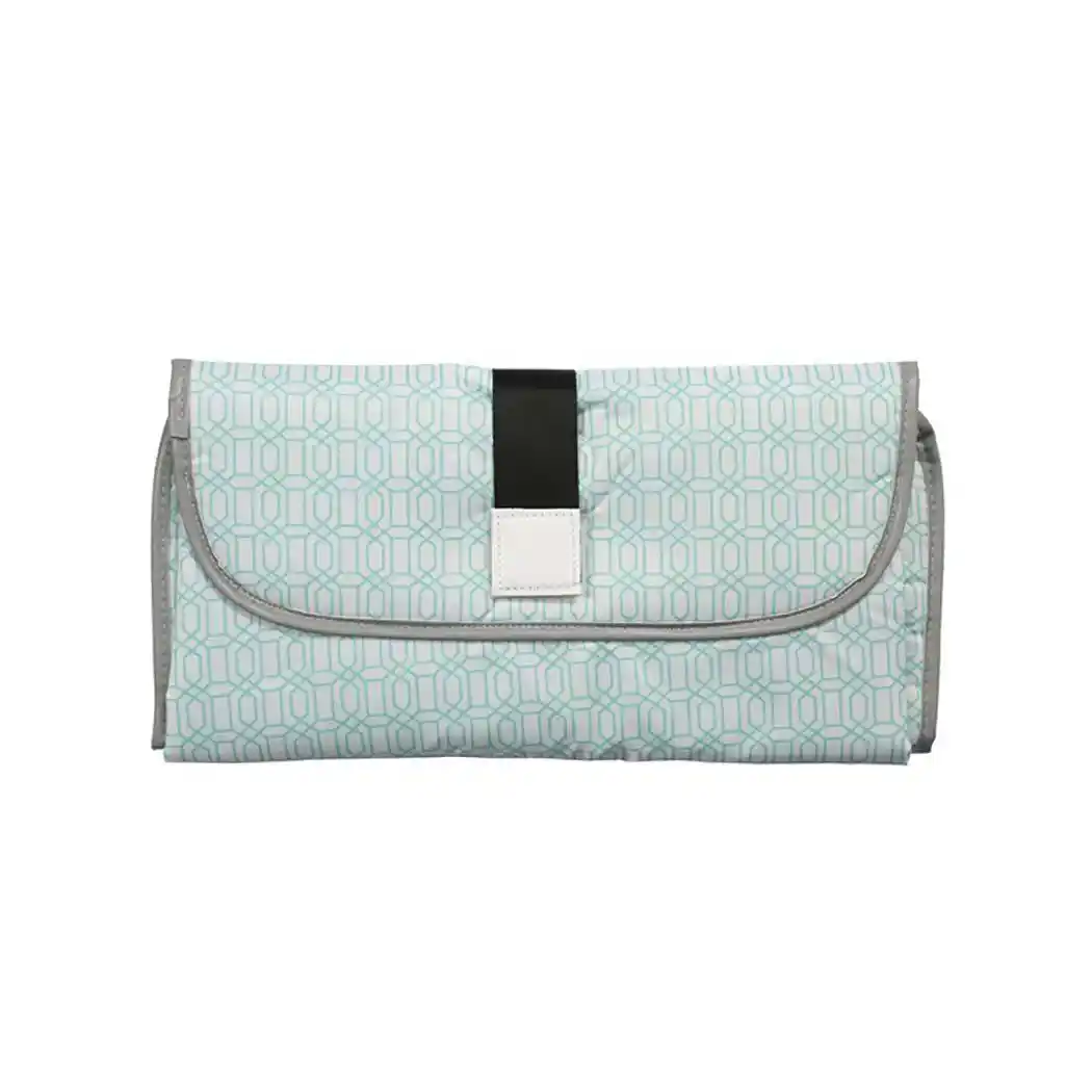 diaper changing pad with barrier