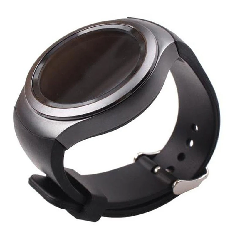 Роскошный силиконовый ремешок для часов Samsung Galaxy S2 Gear SM R720 Black|Ремешки часов| |