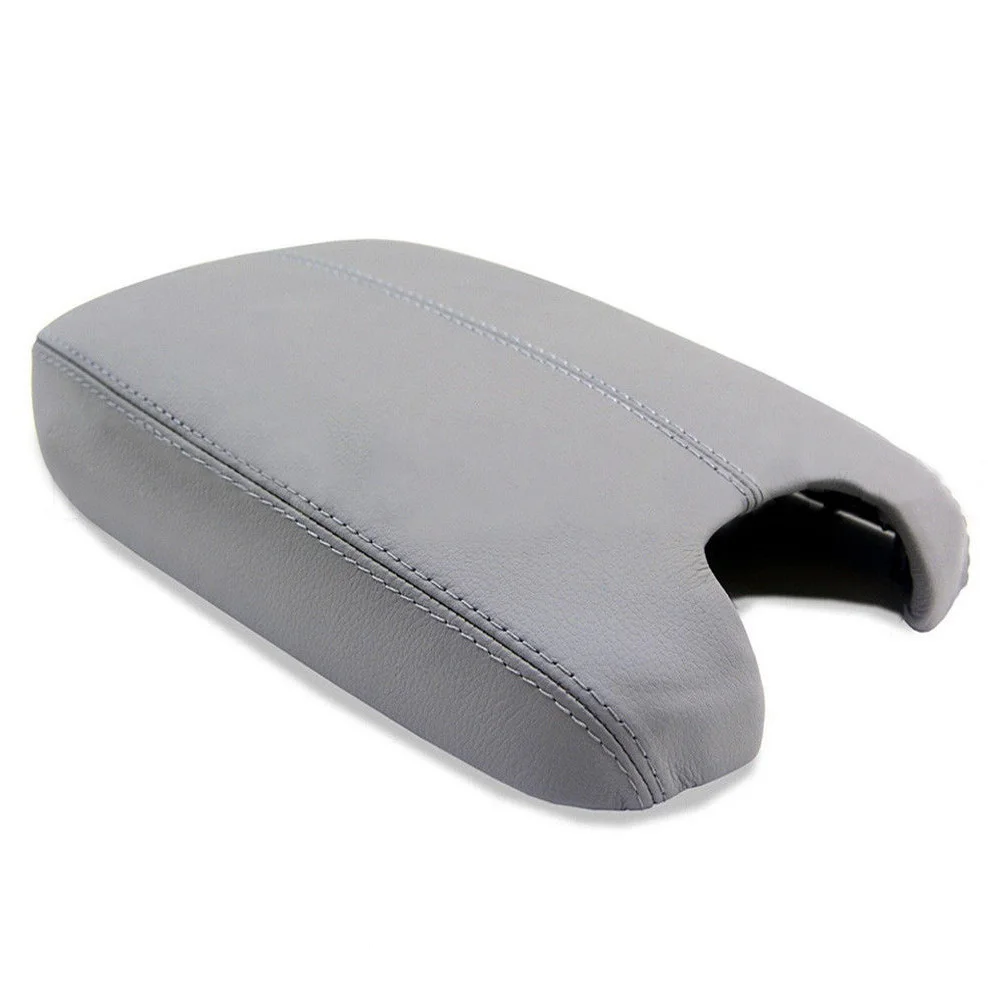 

Gray Armrest Center Console Lid Cover Leather for 08-12 Honda Accord