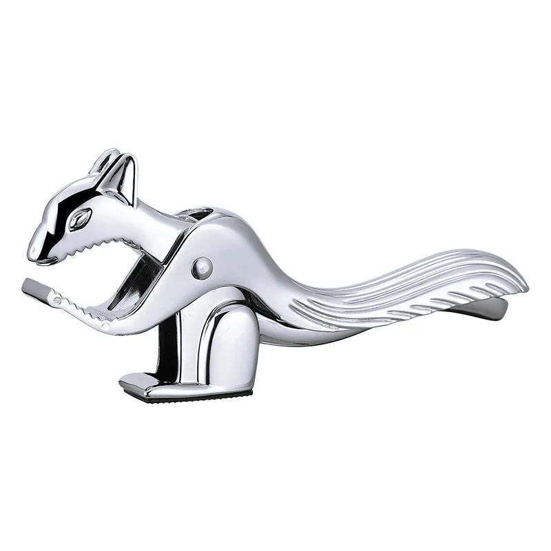 

Hot Sale Squirrel Shape Nutcracker Kitchen Tool Multi-Function Nut Cracker Sheller Walnut Cracker Plier Metal Opener Tool
