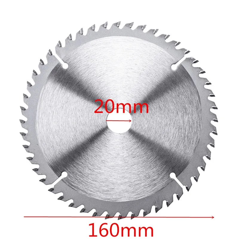 Многофункциональный Циркулярный пильный диск 160x20x48T TCT твердосплавный пильный диск 8000 об/мин Диаметр 160 мм для дерева и металла
