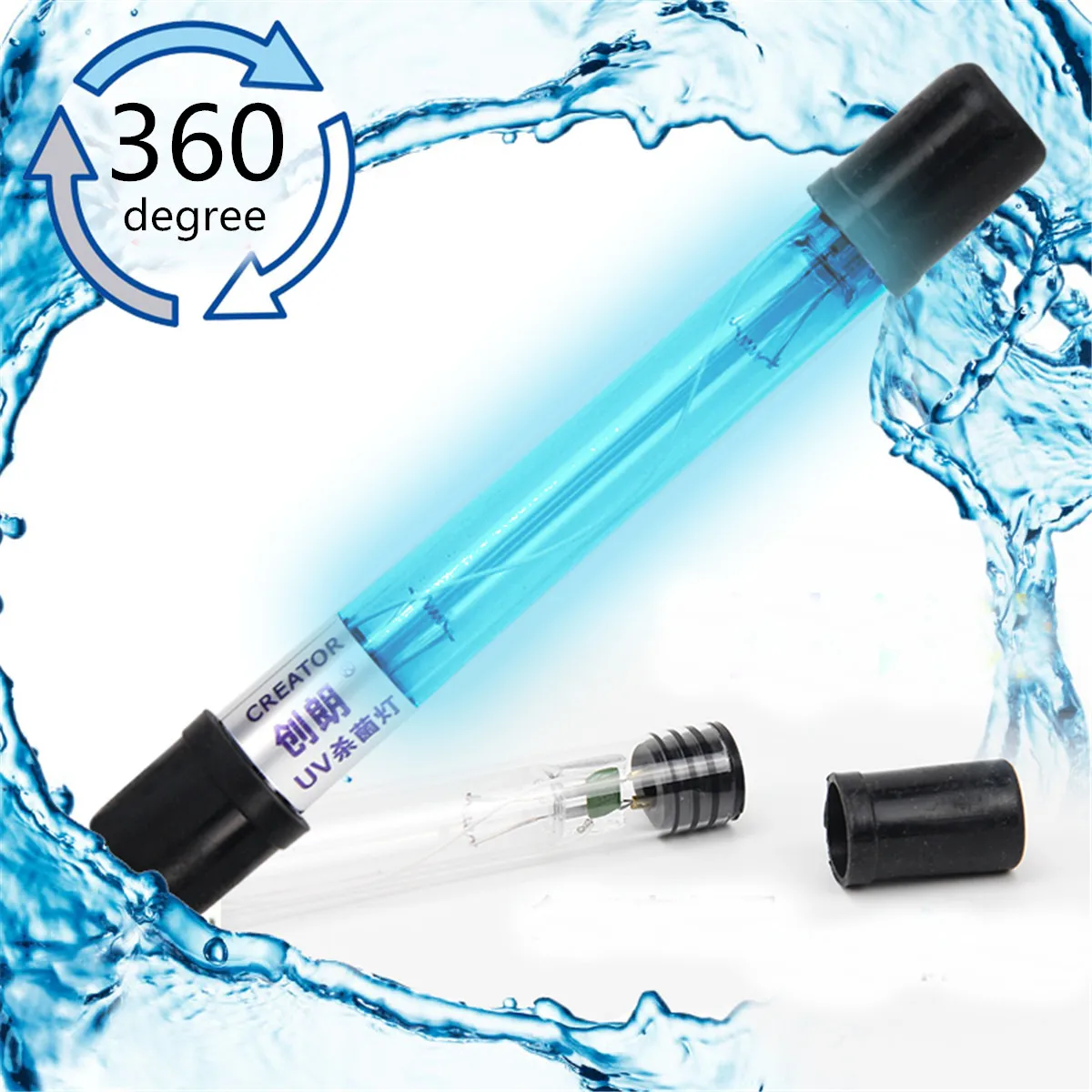 Skup Akwarium zatapialne staw oczko wodne akwarium sterylizator UV lampa czyszczenia wody zbiornika rafy koralowej sterylizacji światła oświetlenia wodnego dostaw