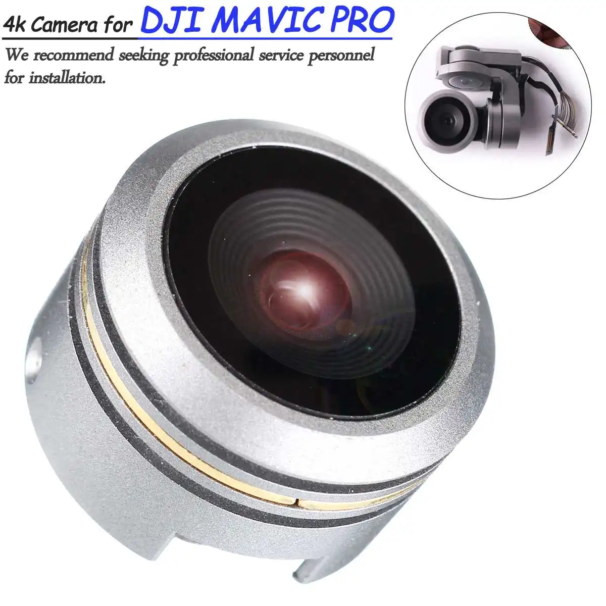 100% Original DJI Mavic Pro Gimbal Camera FPV HD 4K Camera For DJI Mavic Pro Platinum Drone Replacement Repair Parts Accessories