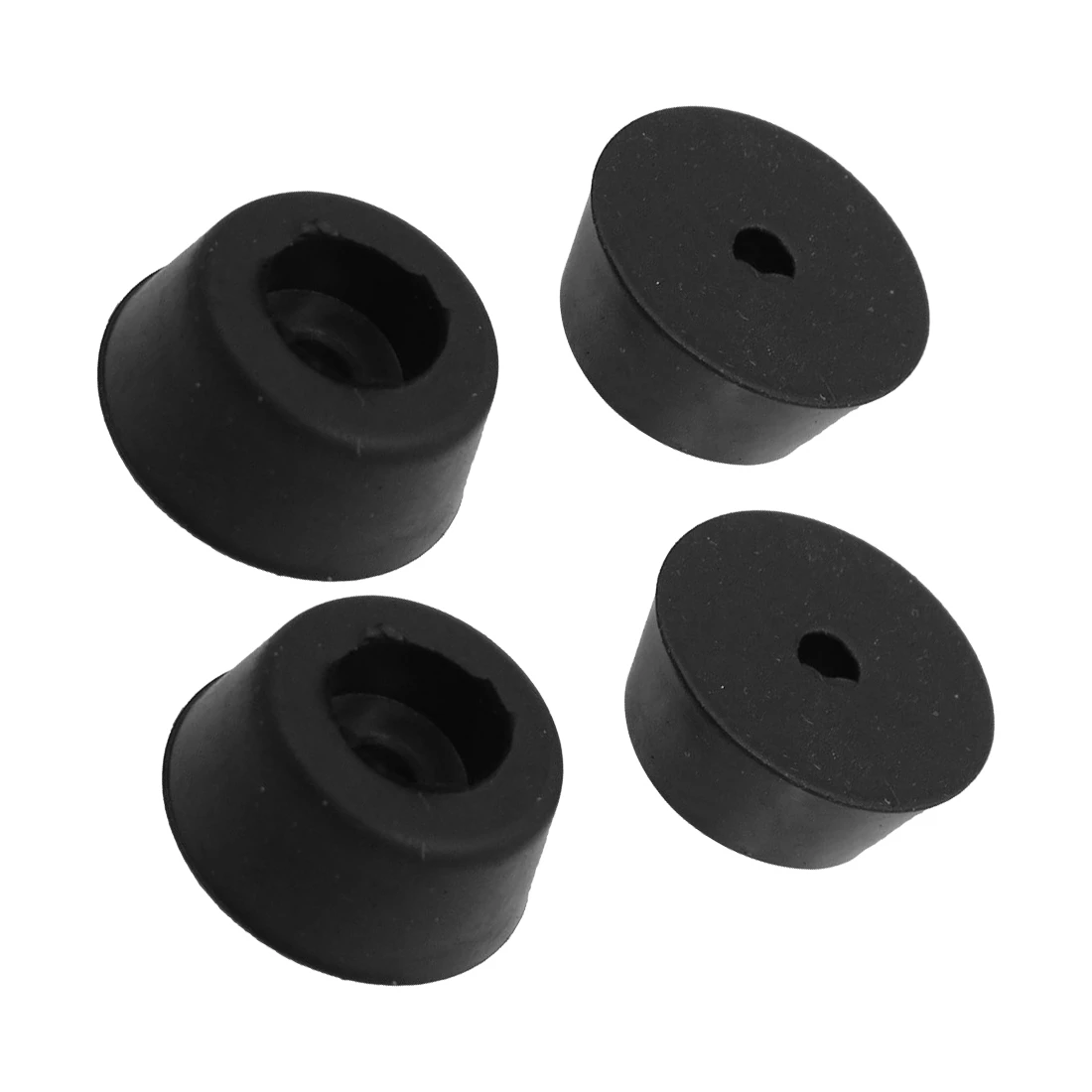 4 Pcs black rubber foot caps pipe caps protective caps chair cap 4 Pcs black rubber foot caps pipe caps protective caps chair cap