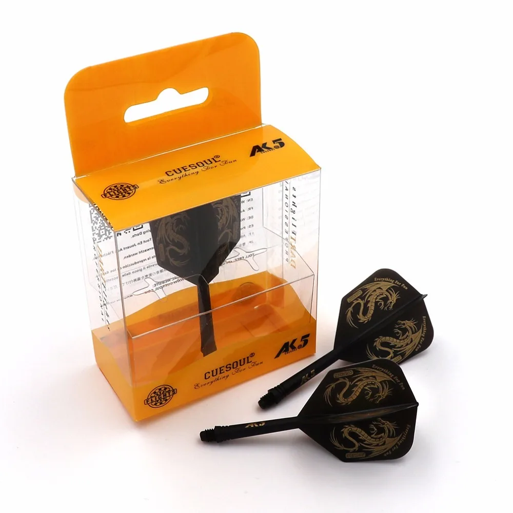 

CUESOUL 3pcs Professional Dart Flights Shafts Two In One Dardos Feather 2BA Soft In-one Durable Anti-fall Dart Accessories