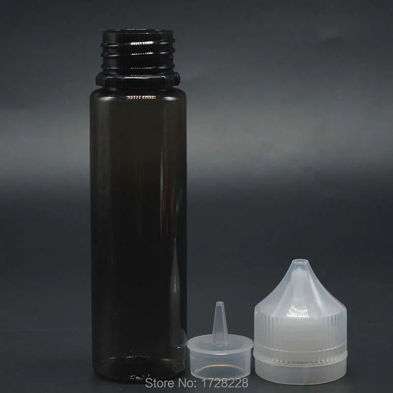 

Online wholesale 60ml Plastic Dropper Bottles With Tamper Childproof Cap Empty Bottle Essential For E Cig Black Bottle Needle