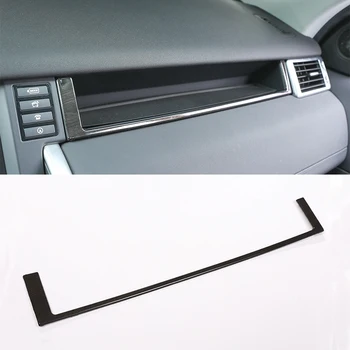 

Black Wood Grain ABS Chrome Co-pilot U-Shaped Decorative Frame Trim For Land Rover Discovery Sport 2015-2017 Car Accessories
