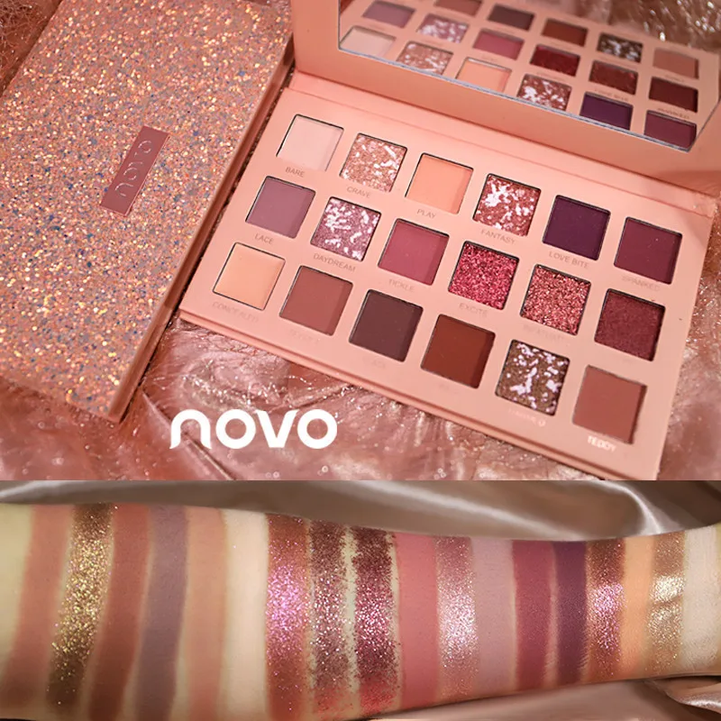 Novo Desert Rose Eye диск для теней студенческий фонд начинающих красивый макияж