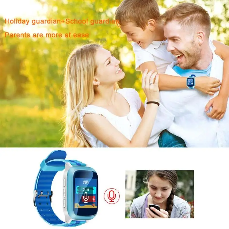 

DS18 Waterproof Smart Phone Watch Kids Children GPS LBS Locator Tracker SOS Call Support SIM Card Smartwatch Smart Watches