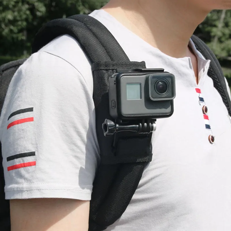 Hot Sale Sport Camera Backpack Clip Mount 360 Degree Rotary For Yi Gopros Hero7 6 5 4 Action Accessories | Игрушки и хобби