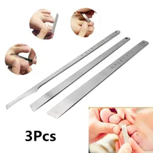 3 шт. нож для педикюра набор из нержавеющей стали вросшего ногтя для снятия кутикулы нож мертвой кожи средство для снятия маникюра Набор инструментов для педикюра ног