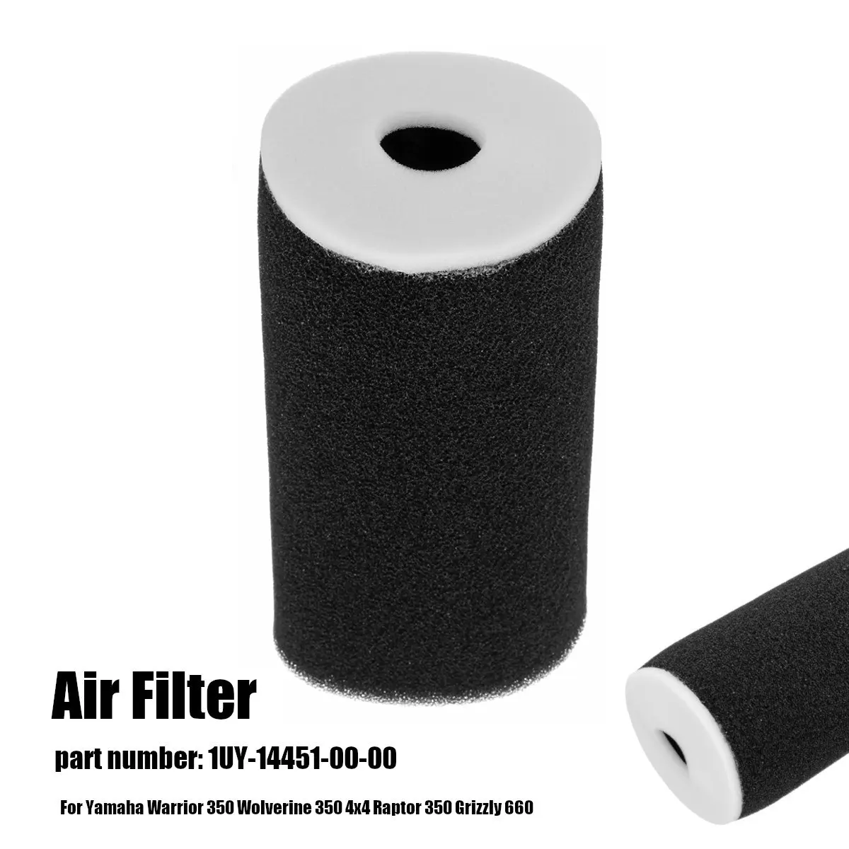 

Neck Foam Air Filter for Yamaha Warrior 350 Wolverine 350 4x4 Raptor 350 Grizzly 660