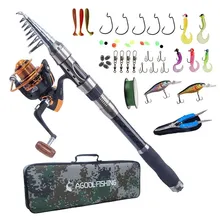 Hyaena 2.1/2.4/2.7/3.0/3.6m Telescopic Fishing Rod Combo Full Kit Spinning Fishing Reel Carbon Rod Fishing Reel Gear Pole Set Hyaena 2.1/2.4/2.7/3.0/3.6m Telescopic Fishing Rod Combo Full Kit Spinning Fishing Reel Carbon Rod Fishing Reel Gear Pole Set