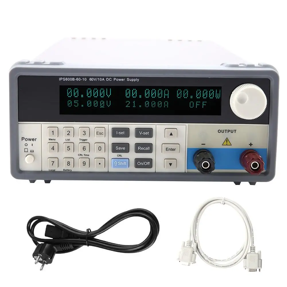 

Power Supply IPS-600B-60-10 60V 10A Programmable Power Supply EU Plug AC220V