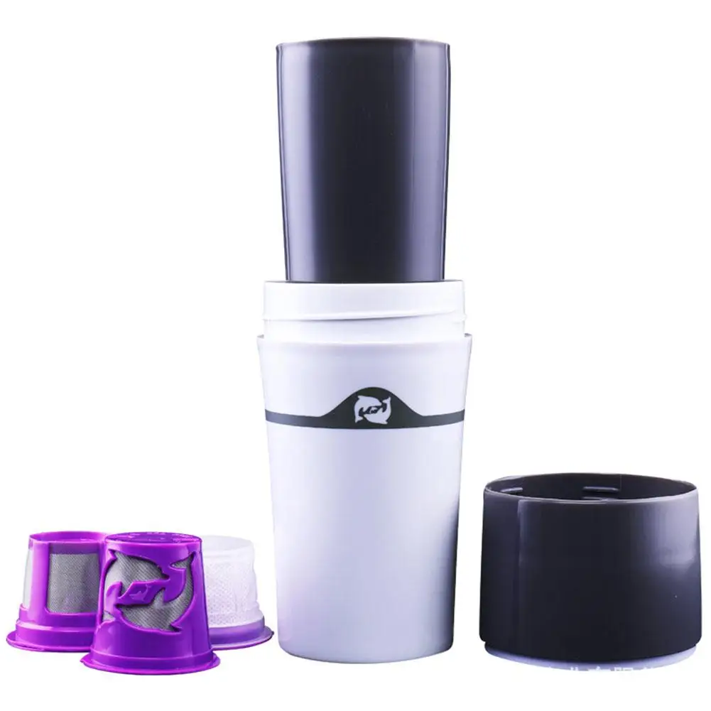 

Adoolla Portable Manual Drip Capsule Coffee Mug Vacuum Cup