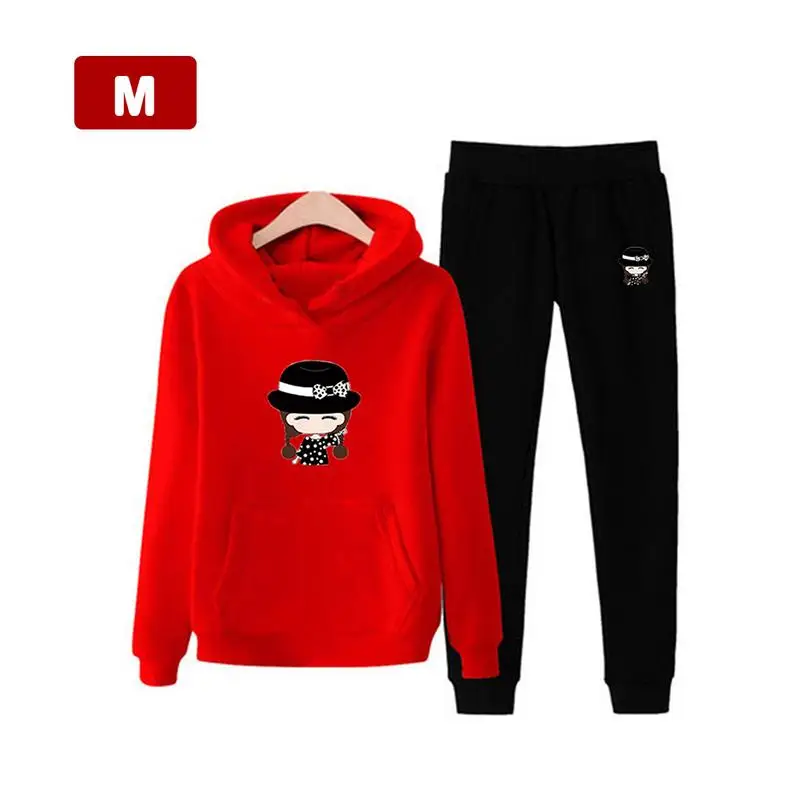 Korean Version Loose Casual Sports Suit Sets Women Thickening Fashion Exercise Double Inserted Pocket Solid Soft Sports Sets New Korean Version Loose Casual Sports Suit Sets Women Thickening Fashion Exercise Double Inserted Pocket Solid Soft Sports Sets New