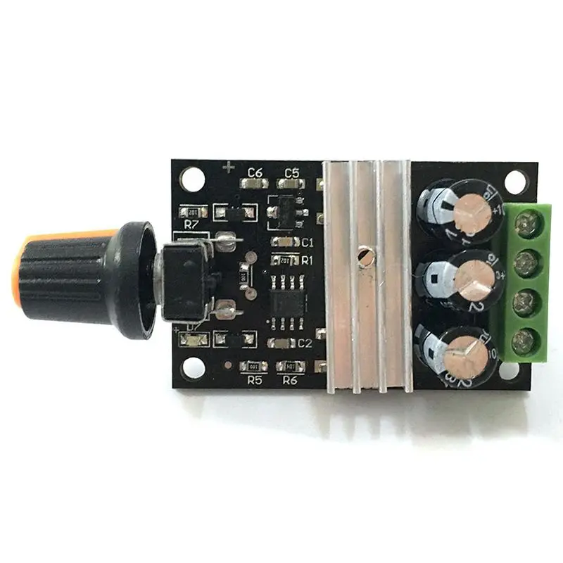 

DC 6V 12V 24V 28VDC 3A 80W PWM Motor Speed Controller Regulator Adjustable Variable Speed Control With Potentiometer Switch