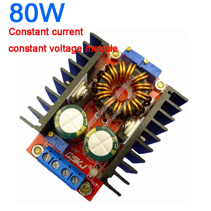 80W DC-DC Buck Boost конвертер CC CV 9-35 to 1-35V 3 v 5v 12v 24v понижающий модуль адаптера