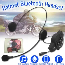 Di alta Qualità Microfono Altoparlante del Casco Del Motociclo Auricolare Senza Fili di bluetooth Morbido Accessorio Motore Citofono Lavoro Anti-interfer