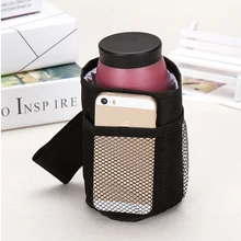 Водонепроницаемый держатель чашки бутылки для коляски бутылка термальная сумка Багги подстаканник мягкий для коляски инвалидной коляски Rollator Walker