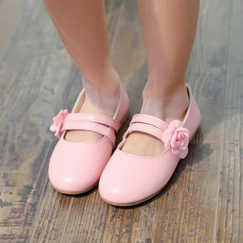 

2020 new children's girls shoes princess sweet flowers flat shoes children's flowers moccasins party wedding dance