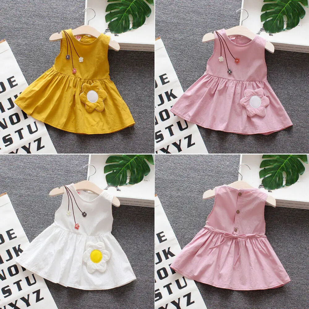 2019 Pudcoco сарафан без рукавов для новорожденных девочек короткое платье-пачка с