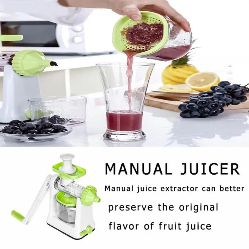 

Hand Crank Juicer Orange Lemon Squeezer Fruit Ice Cream Extractor Kitchen Multifunctional Manual Fruits Apple Reamers Juicers