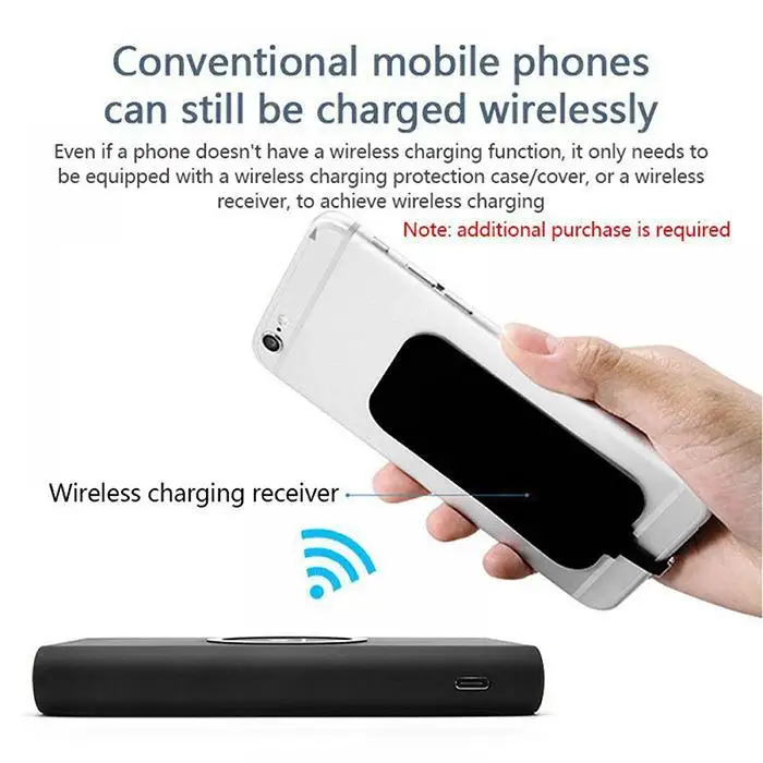 Portable 10000mah External Wireless Battery Power Bank for phone Charger Quick charge Portable 10000mah External Wireless Battery Power Bank for phone Charger Quick charge