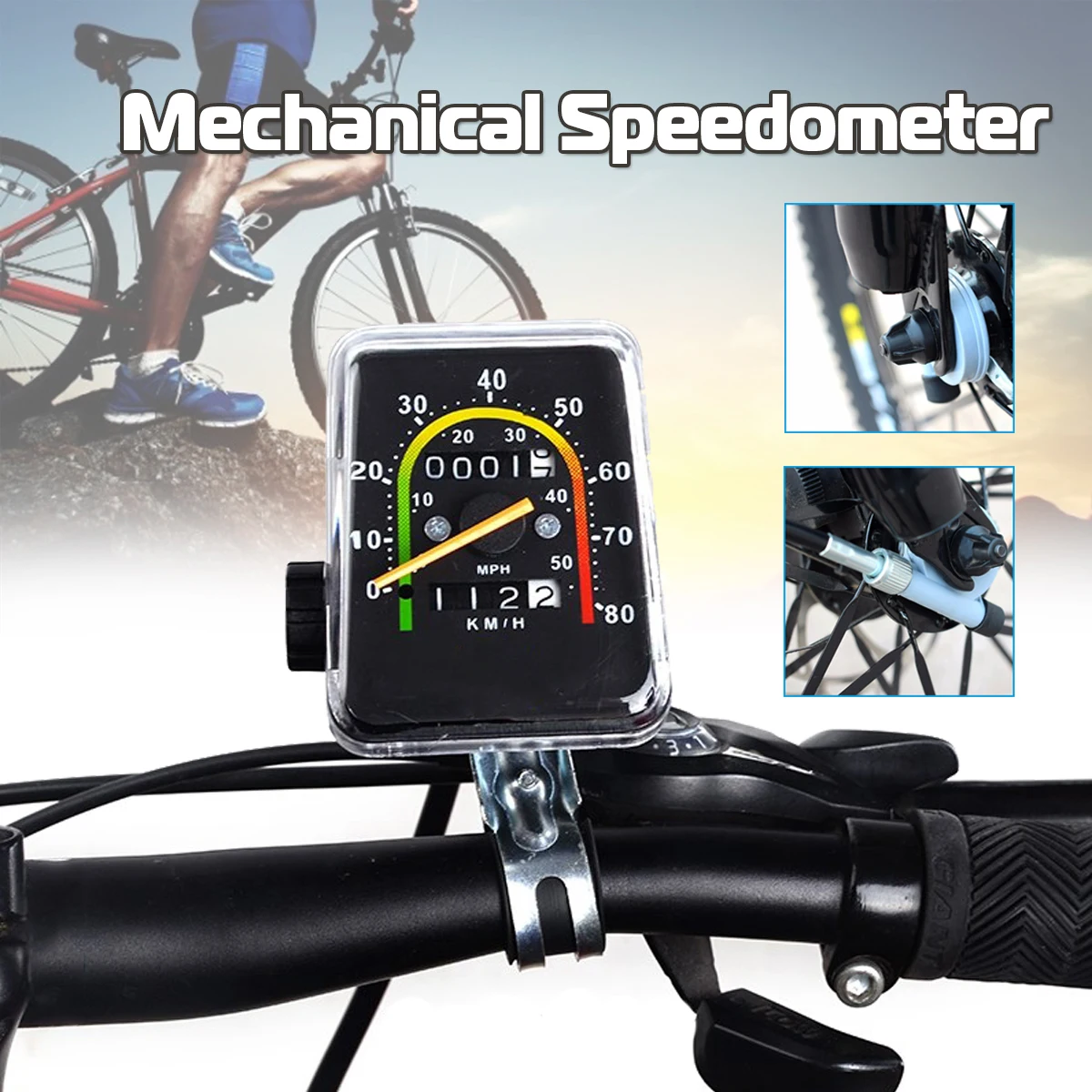 bicycle odometer rear wheel
