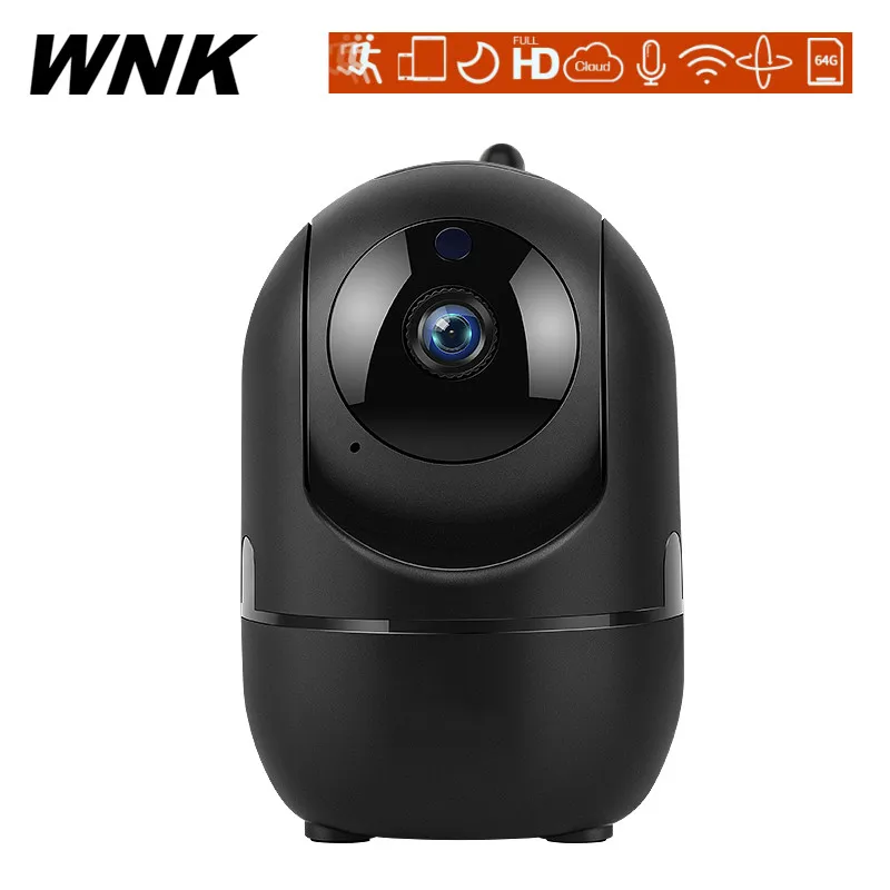 

WNK 1080P Cloud IP Camera Home Security Surveillance Camera Intelligent Auto Tracking Network WiFi Camera Wireless CCTV Camera