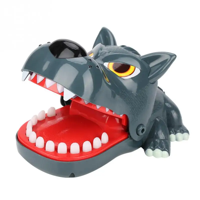 

Funny Toys Wolf Dentist Bite Finger Game Funny Plastic Teeth Toy For Kids Interaction Gift Learning Intelligent Educational Toy