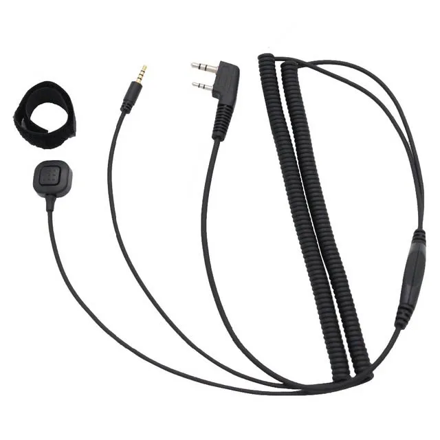 

V3 V6 V8 V1098a V5s Bluetooth Helmet Headset Special Connecting Cable for Kenwood Baofeng UV-5R UV-82 GT-3 Two Way Radio