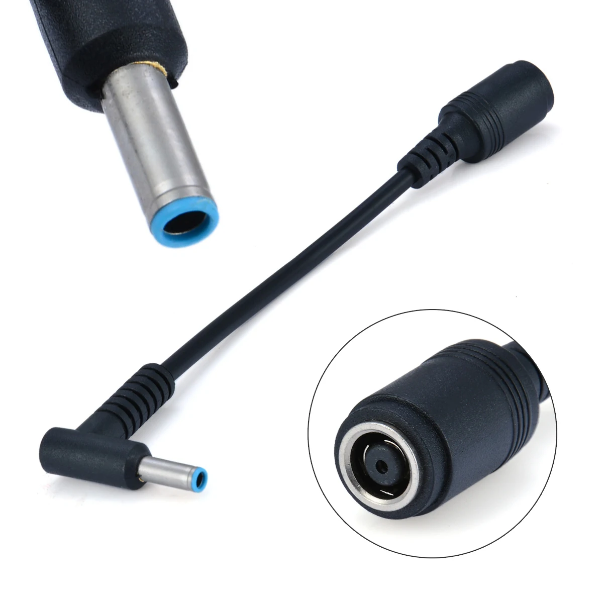 DC Power Charger Extension Cable Cord 7.4mm to 4.5mm Male Tip Plug