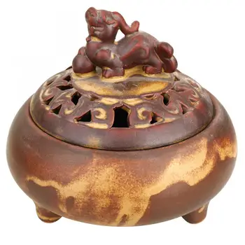 

Portable Porcelain Censer Coil Incense Holder Ceramic Incense Burners Buddhism Incense Holder Home Tea House Yoga Studio Decor