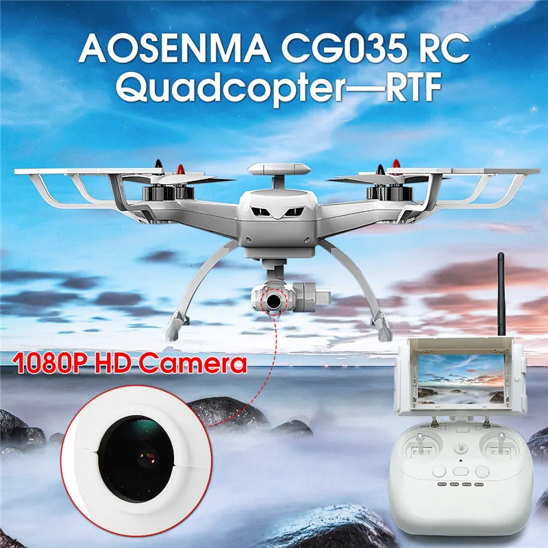 AOSENMA CG035 двойной GPS оптический позиционирование WIFI FPV с 1080P HD камерой RC Дрон