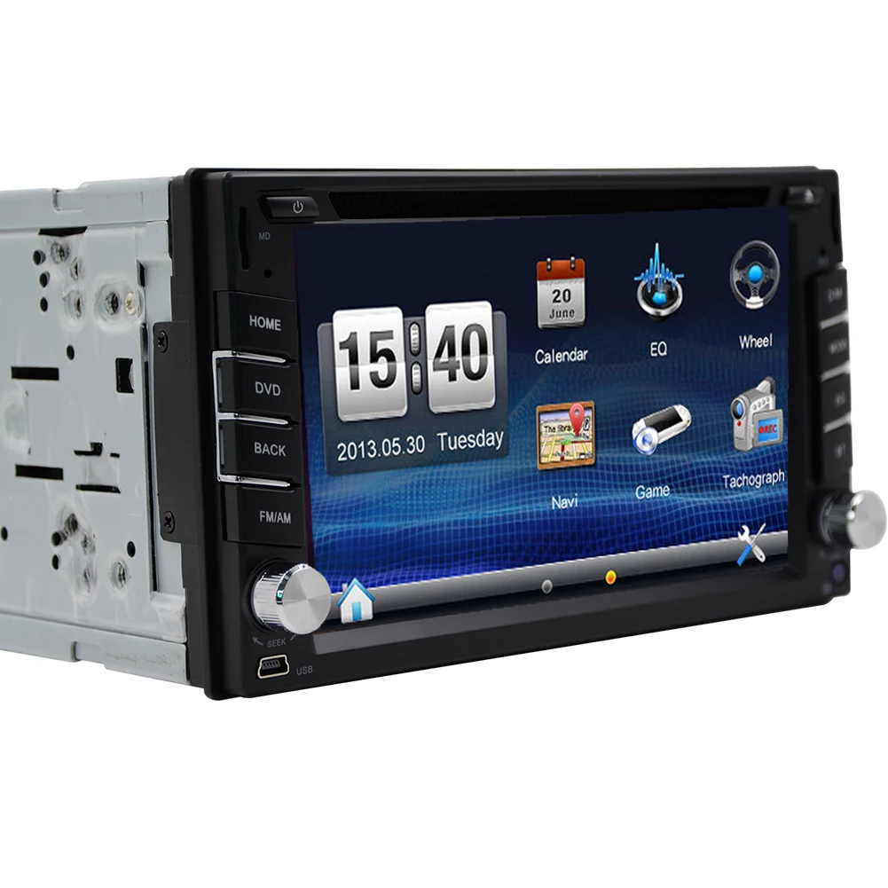 Best 2 din Autoradio Lettore Multimediale di Navigazione GPS della Macchina Fotografica di Bluetooth MP4 MP5 Stereo Audio Elettronico 3