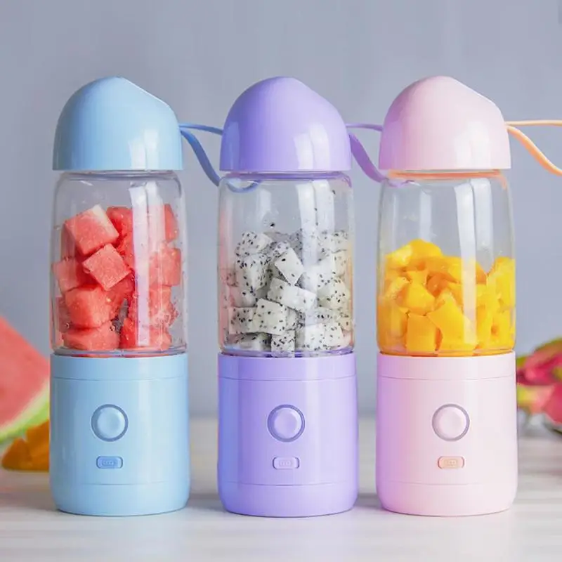 

550ml Mini USB Rechargeable Juicer Blender Mixer Portable Electric Juice Machine Extractor Fruit Juice Tools Maker Bottle
