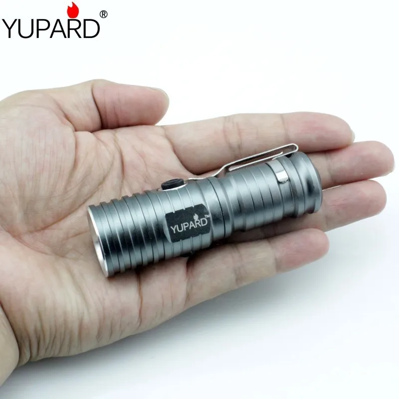 YUPARD Мини Портативный Q5 светодиодный фонарик лампа 16340 перезаряжаемая батарея для