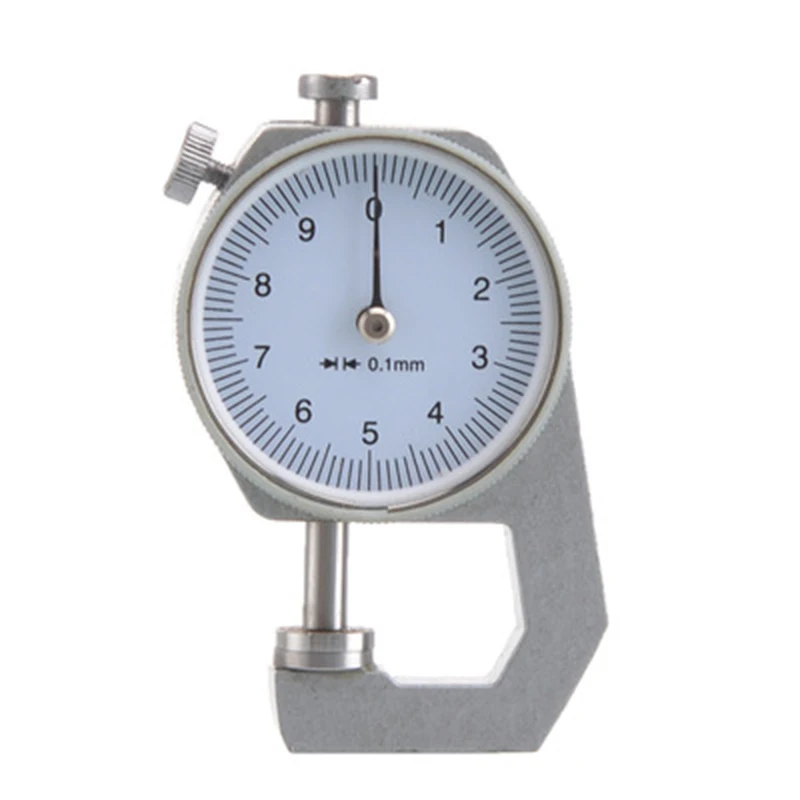 

C01 Thickness Gauge 0-10mm/0.1mm Dial Curved Tip Caliper For Hollow Tube