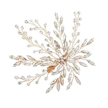 1 шт., Шпилька для невесты, изысканные стразы, модные волосы, лоза, головной убор для девочек, держащих букет невесты, подружки невесты