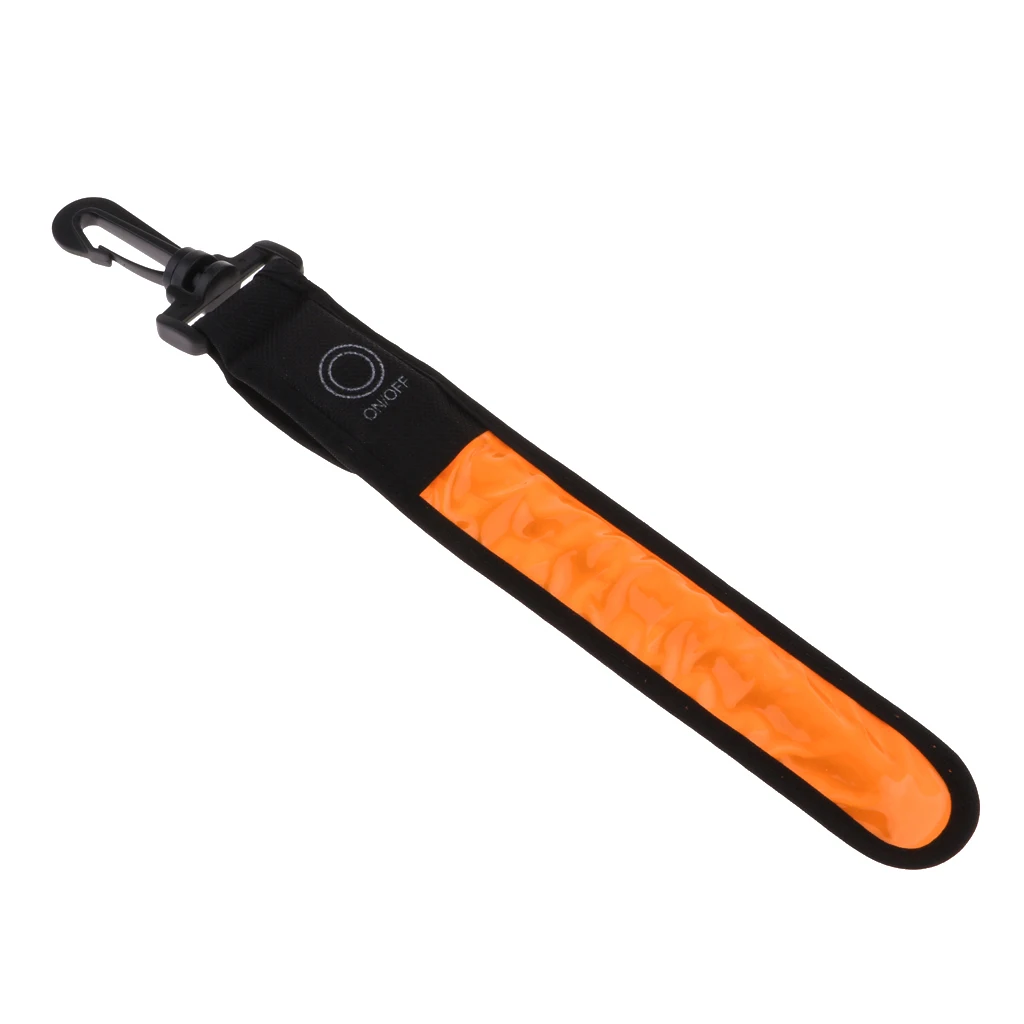 Best Backpack Reflective Strip Cycle Hiking School Bag Night LED Reflector Light for Outdoor Cyclists, Joggers, Students 4
