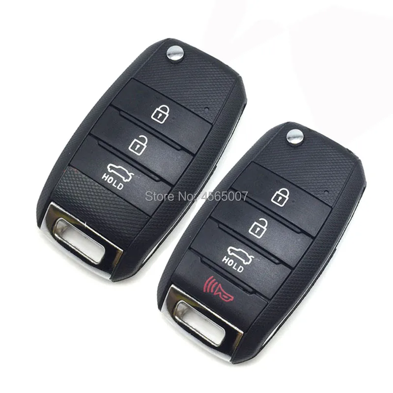 

Flip Folding Remote Key Case Shell for KIA K2 K3 K5 Carens Cerato Forte Car Fob Cover Housing