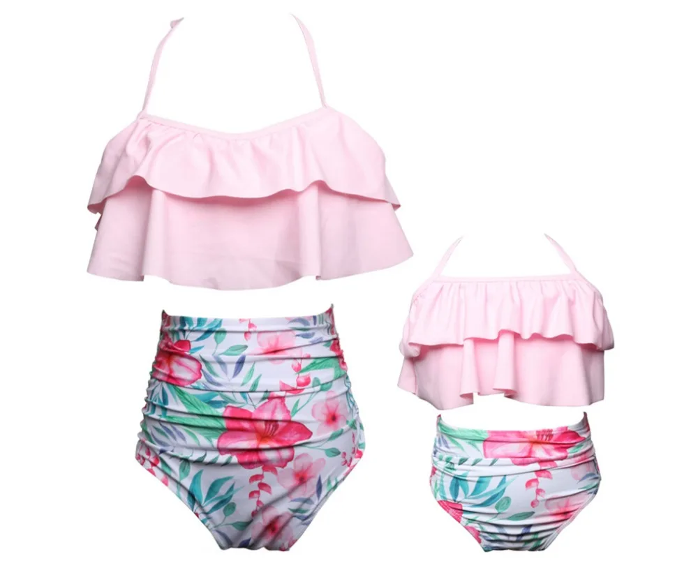 

Mother Daughter Swimwear Family look Mommy and Me Bikini Swimsuit Family Matching Clothes Mom Daughter Clothes